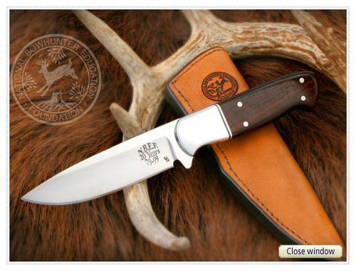 NBEF Anniversary Knife with Leather Sheath